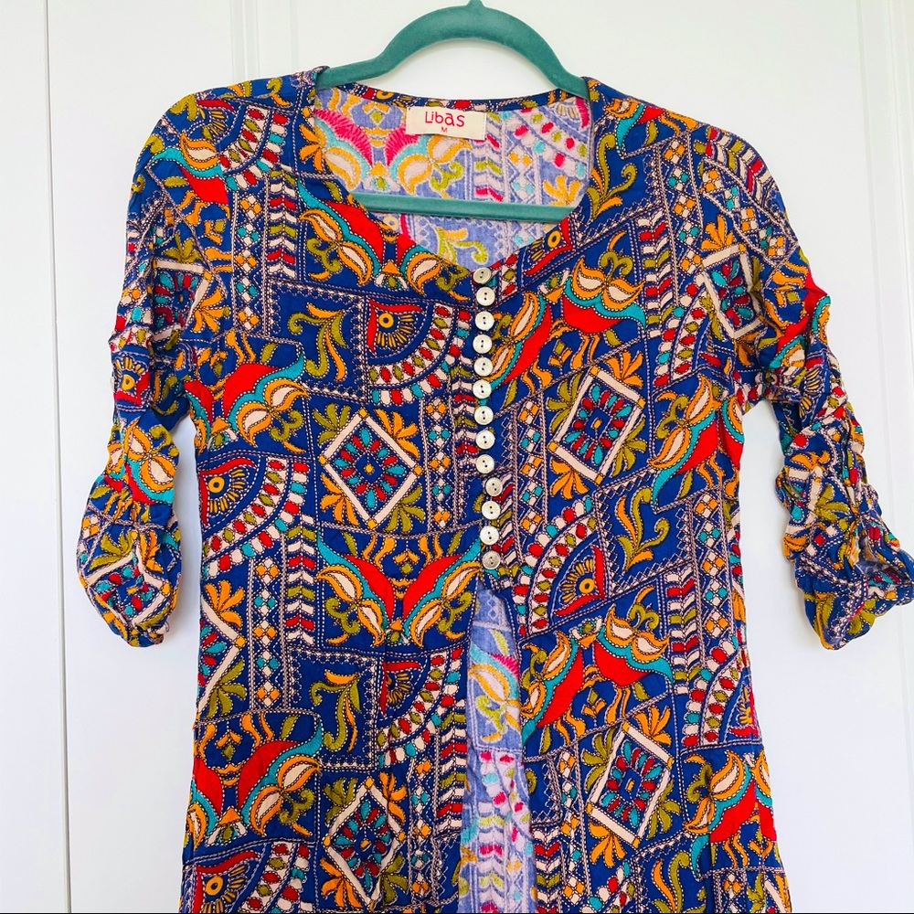 Beautiful kurta with Aztec like prints